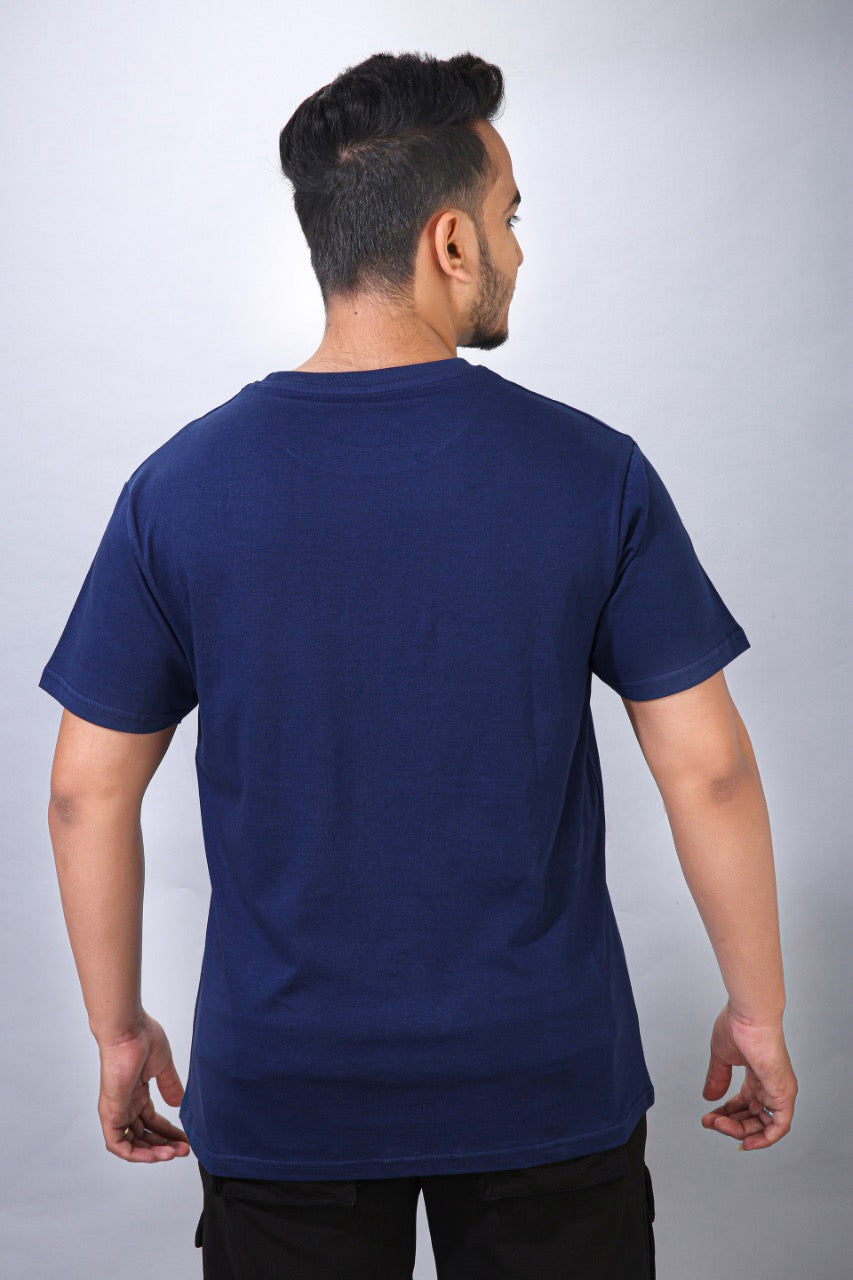Skin Kef Flow Men's Pageant Blue Athleisure T-shirt