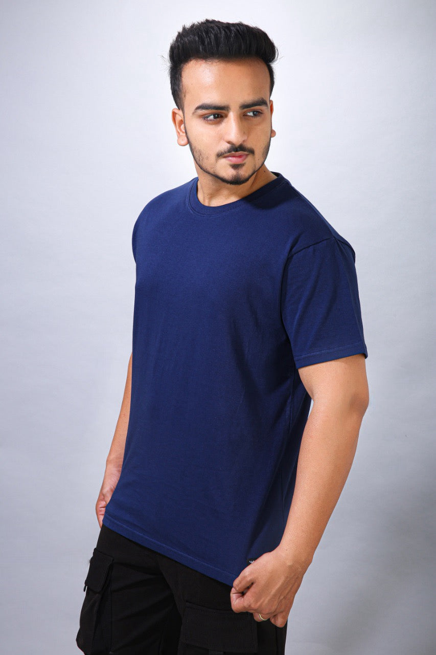 Skin Kef Flow Men's Pageant Blue Athleisure T-shirt